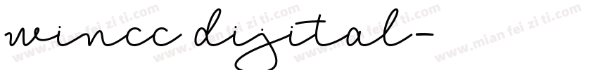 wincc dijital字体转换